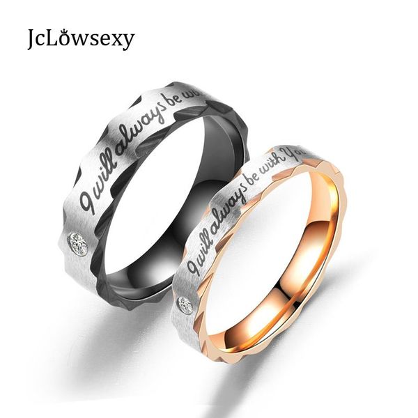 wedding rings 2021 romatic elegant classic jewelry lover "i will always be with you" stainless steel couple for women, Slivery;golden
wedding rings 2021 romatic elegant classic jewelry lover "i will always be with you" stainless steel couple for women, Slivery;golden