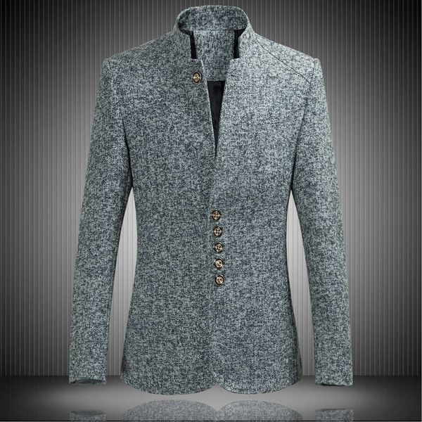 & blazers suits large size slim stand collar men's suit coat favorite trendy fashion atmosphere high-end, White;black
& blazers suits large size slim stand collar men's suit coat favorite trendy fashion atmosphere high-end, White;black