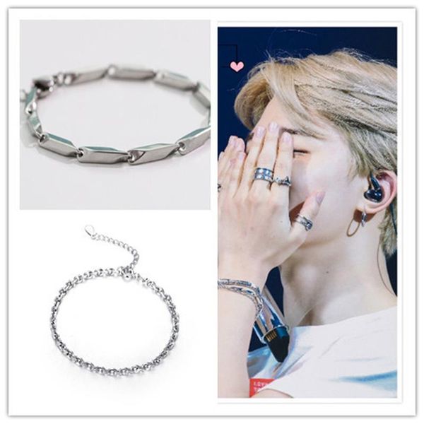 jumpsuits korean kpop bangtan boys bracelets stainless steel chain silver color diamond bracelet men women couple jewelry gifts, Blue
jumpsuits korean kpop bangtan boys bracelets stainless steel chain silver color diamond bracelet men women couple jewelry gifts, Blue