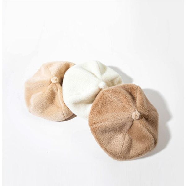 berets 2021 fashion faux fur beret hats women female adjustable autumn winter hat stylish artist painter bonnets for designer, Blue;gray
berets 2021 fashion faux fur beret hats women female adjustable autumn winter hat stylish artist painter bonnets for designer, Blue;gray