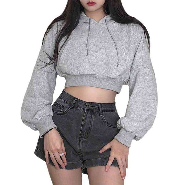 women's hoodies & sweatshirts women fashion short grey hoodie long sleeve pullover loose sports casual hooded sweatshirt crop outerwea, Black
women's hoodies & sweatshirts women fashion short grey hoodie long sleeve pullover loose sports casual hooded sweatshirt crop outerwea, Black