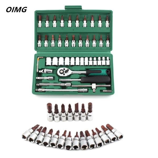 professional hand tool sets 46 pcs car repair ratchet set1/4-inch socket set torque wrench combo tools kit auto repairing
professional hand tool sets 46 pcs car repair ratchet set1/4-inch socket set torque wrench combo tools kit auto repairing
