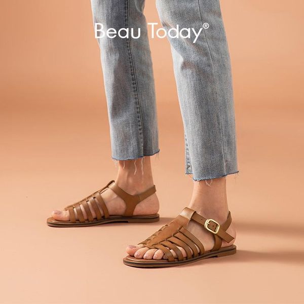 sandals beautoday gladiator women genuine cow leather open toe ankle strap flats metal buckle summer ladies shoes handmade 33052, Black
sandals beautoday gladiator women genuine cow leather open toe ankle strap flats metal buckle summer ladies shoes handmade 33052, Black