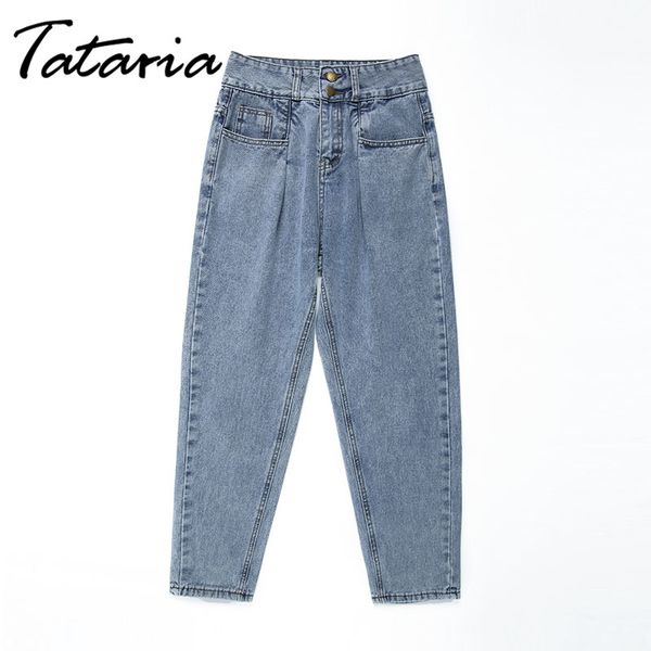 boyfriends jeans woman high waist female slim fit vintage mom femme spring summer ladies trousers denim cowboy harem pants 210514, Blue
boyfriends jeans woman high waist female slim fit vintage mom femme spring summer ladies trousers denim cowboy harem pants 210514, Blue