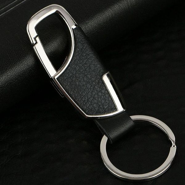 keychains simple leather and metal alloy buckle men black car keychain key ring for, Silver
keychains simple leather and metal alloy buckle men black car keychain key ring for, Silver