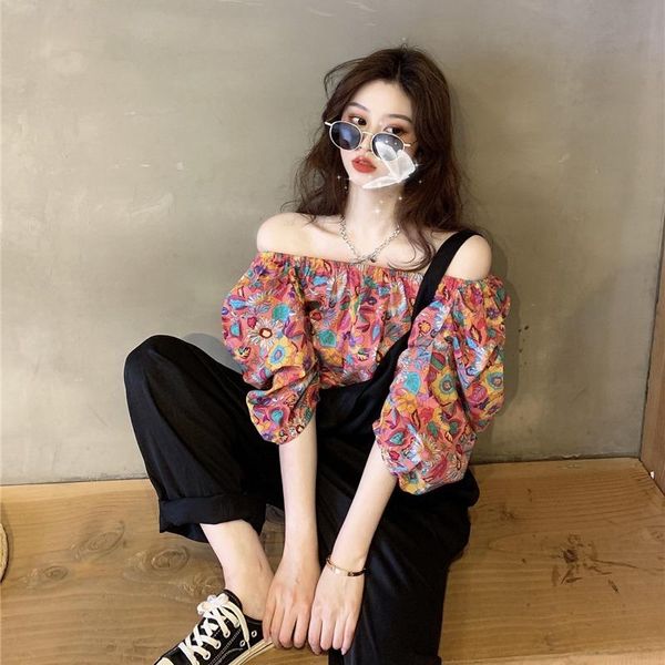 women's tracksuits fifichuyi slash neck blouse women summer sunflower printing casual fashion korean half sleeve shirt, Gray
women's tracksuits fifichuyi slash neck blouse women summer sunflower printing casual fashion korean half sleeve shirt, Gray