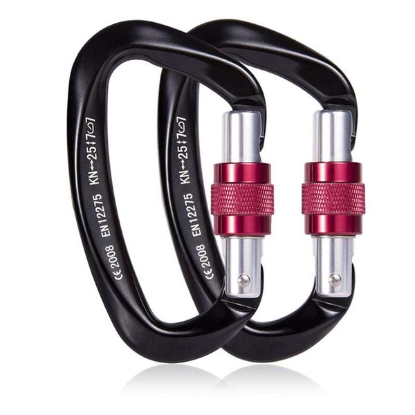cords, slings and webbing 25kn professional climbing carabiner d shape aviation aluminum safety lock outdoor mountaineering equipment
cords, slings and webbing 25kn professional climbing carabiner d shape aviation aluminum safety lock outdoor mountaineering equipment