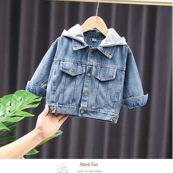 jackets spring boys coat denim for girls baby boy hooded jacket children's clothing kids, Blue;gray
jackets spring boys coat denim for girls baby boy hooded jacket children's clothing kids, Blue;gray
