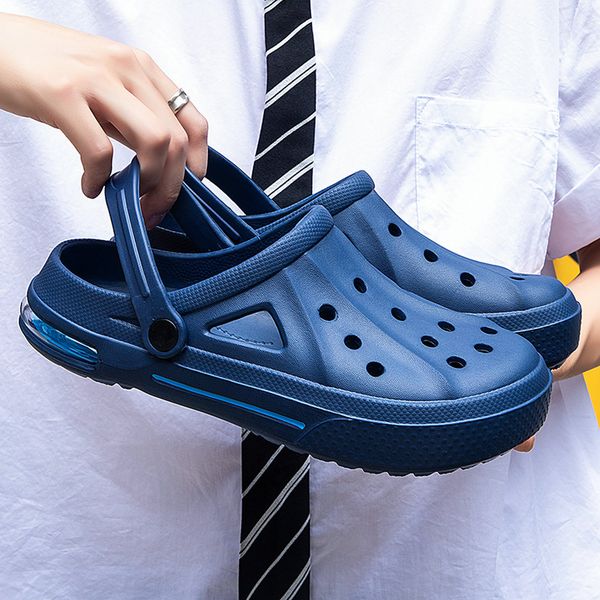newbeads crocks crocse sandals hole shoes couple home slippers summer hollow out smiling face buckle men and women beach flat, Black
newbeads crocks crocse sandals hole shoes couple home slippers summer hollow out smiling face buckle men and women beach flat, Black