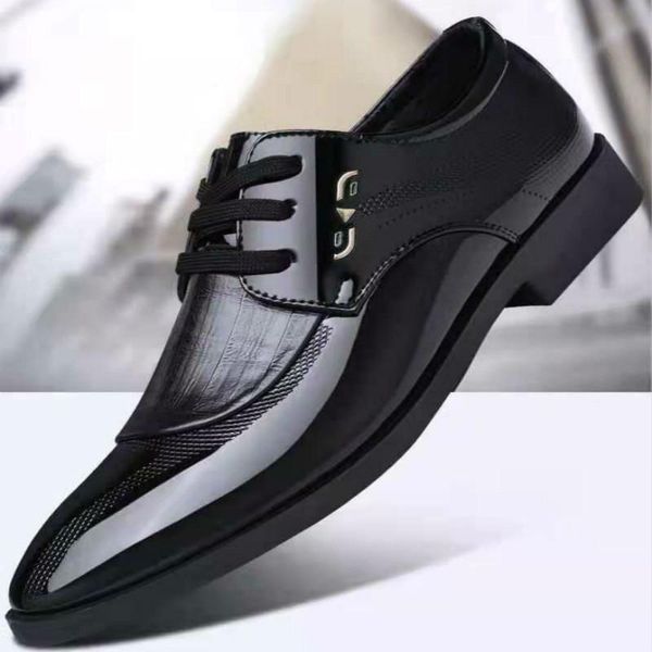 men dress shoes black leather plus size middle age father formal wedding mocassin homme
men dress shoes black leather plus size middle age father formal wedding mocassin homme