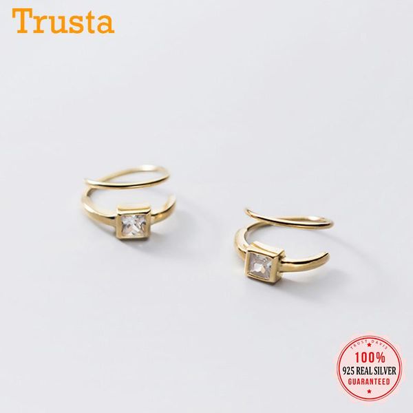 trustdavis real 925 sterling silver earrings small ear bones buckle ring cz tightly packed mini spiral double da1731 stud, Golden;silver
trustdavis real 925 sterling silver earrings small ear bones buckle ring cz tightly packed mini spiral double da1731 stud, Golden;silver