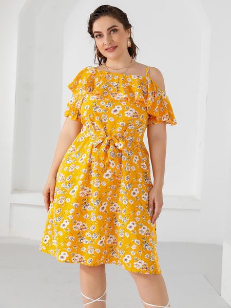plus size dresses summer dress woman 2021 fashion one shoulder floral print ruffles midi belted large holiday beach, Black
plus size dresses summer dress woman 2021 fashion one shoulder floral print ruffles midi belted large holiday beach, Black