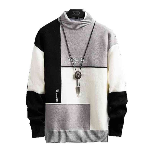 fashion new winter cashmere warm sweater men autumn pullover patchwork slim fit sweaters knitted men's christmas jumper, White;black
fashion new winter cashmere warm sweater men autumn pullover patchwork slim fit sweaters knitted men's christmas jumper, White;black