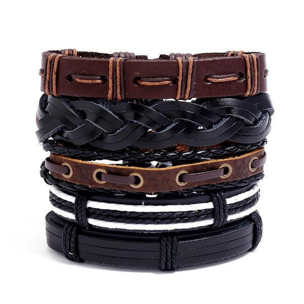 charm bracelets western style vintage hip-hop leather bracelet/bangle diy, 5pcs/set, Golden;silver
charm bracelets western style vintage hip-hop leather bracelet/bangle diy, 5pcs/set, Golden;silver