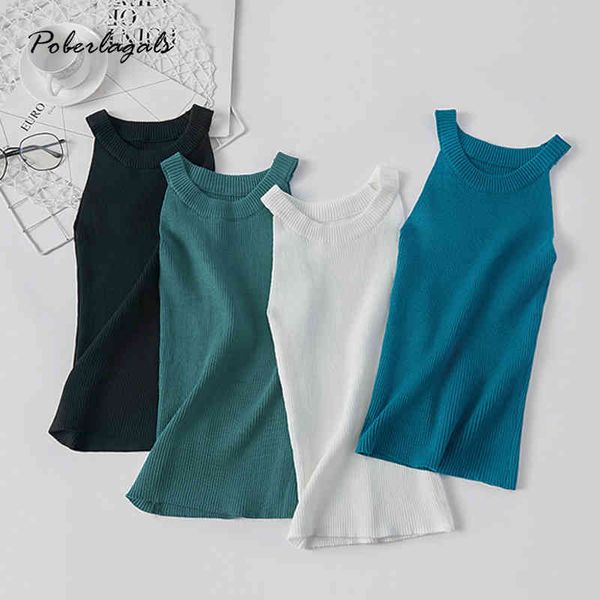 summer women halter vest simple knitted camisole slim fit sleeveless female camisoles & tanks women clothes 210420, White
summer women halter vest simple knitted camisole slim fit sleeveless female camisoles & tanks women clothes 210420, White