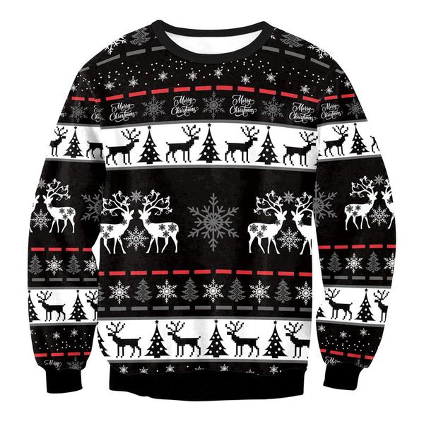 men's sweaters 2021 christmas 3d funny animal print xmas jumper autumn winter holiday party family pullovers women men clothes coats, White;black
men's sweaters 2021 christmas 3d funny animal print xmas jumper autumn winter holiday party family pullovers women men clothes coats, White;black