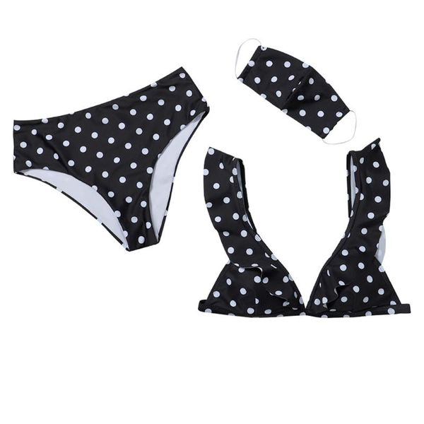 women's swimwear jaycosin 2021 three-piece dot print tube swimsuit brazilian women beach trikini bikini set 527, White;black
women's swimwear jaycosin 2021 three-piece dot print tube swimsuit brazilian women beach trikini bikini set 527, White;black