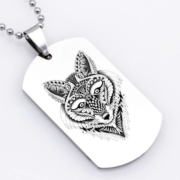 pendant necklaces military necklace jewelry men's stainless steel wolf handmade beads chain gift for men yp4219, Silver
pendant necklaces military necklace jewelry men's stainless steel wolf handmade beads chain gift for men yp4219, Silver