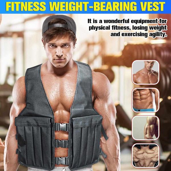adjustable weight vest running sports bearing fitness equipment boxing training workout waistcoat jacket sand clothing accessories
adjustable weight vest running sports bearing fitness equipment boxing training workout waistcoat jacket sand clothing accessories
