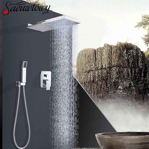 rectangular bathroom led rain waterfall shower faucets set concealed system bathtub mixer faucet tap panel sets
rectangular bathroom led rain waterfall shower faucets set concealed system bathtub mixer faucet tap panel sets