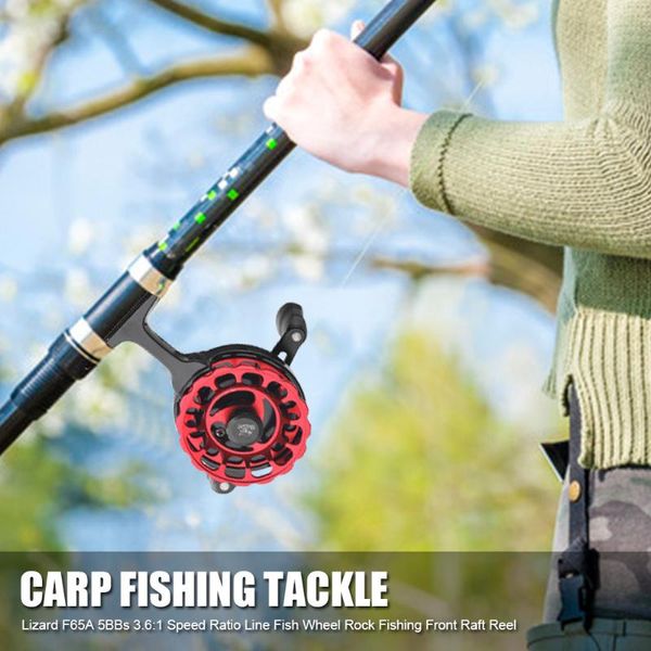 3.6:1 speed ratio line fish wheel portable easy fishing carrying f65a 5bbs outdoor rock front raft reel for lizard baitcasting reels
3.6:1 speed ratio line fish wheel portable easy fishing carrying f65a 5bbs outdoor rock front raft reel for lizard baitcasting reels