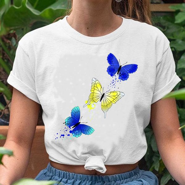 women's t-shirt women graphic cartoon watercolor butterfly short sleeve clothing print female tshirt lady clothes tees, White
women's t-shirt women graphic cartoon watercolor butterfly short sleeve clothing print female tshirt lady clothes tees, White