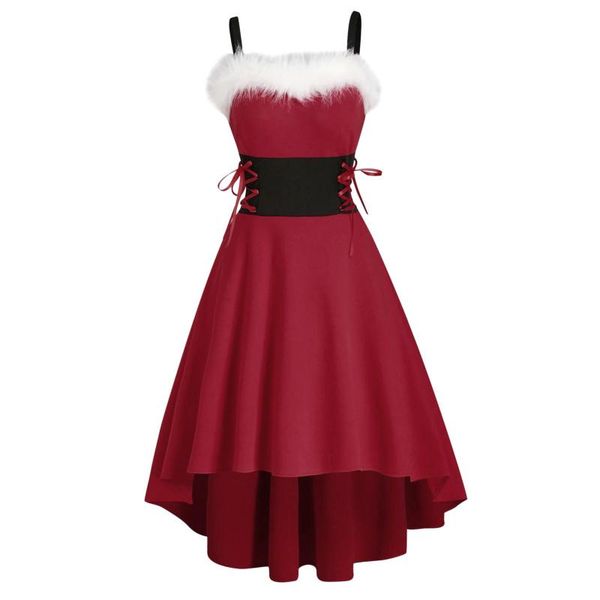 casual dresses 2021 christmas dress women off shoulder autumn fashion faux-fur lace up asymmetrical camisole mini s~5xl, Black;gray
casual dresses 2021 christmas dress women off shoulder autumn fashion faux-fur lace up asymmetrical camisole mini s~5xl, Black;gray