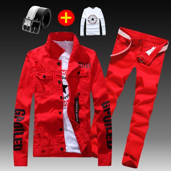 men's tight denim et, long sve coat set, printed font, informal, large, black, white, red, 2 piec., Gray
men's tight denim et, long sve coat set, printed font, informal, large, black, white, red, 2 piec., Gray