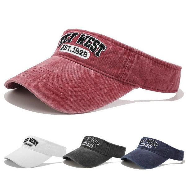 wide brim hats spring summer sports sun women hat men's cap adjustable cotton visor uv protection empty sunscreen letter caps #p2, Blue;gray
wide brim hats spring summer sports sun women hat men's cap adjustable cotton visor uv protection empty sunscreen letter caps #p2, Blue;gray