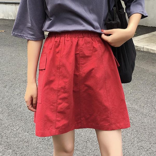 skirts short skirt student summer for women cute girls waist a-line tutu 2021 kpop mini red black
skirts short skirt student summer for women cute girls waist a-line tutu 2021 kpop mini red black