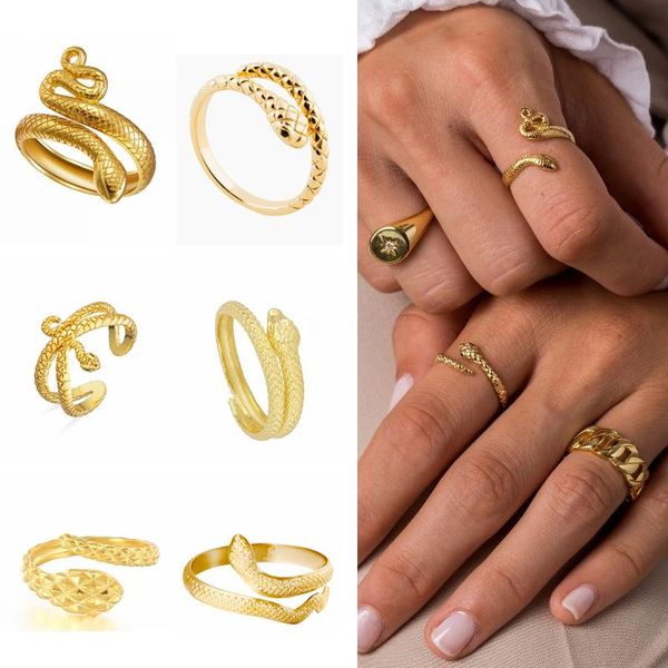 cluster rings aide 2021 trend 925 sterling silver snake for women stackable women's stereoscopic adjustable anillos mujer, Golden;silver
cluster rings aide 2021 trend 925 sterling silver snake for women stackable women's stereoscopic adjustable anillos mujer, Golden;silver