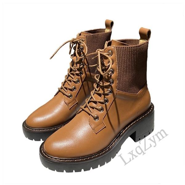 boots women ankle brand design real calfskin leather solid color retro style mid heels round toe lady lace up chunky sole shoes, Black
boots women ankle brand design real calfskin leather solid color retro style mid heels round toe lady lace up chunky sole shoes, Black