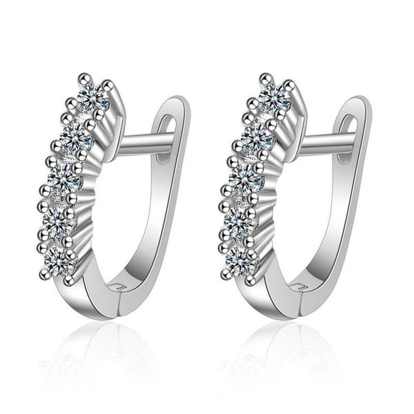 hoop & huggie kofsac jewelry 925 sterling silver earrings for women shiny zircon simple earring girl party accessories, Golden;silver
hoop & huggie kofsac jewelry 925 sterling silver earrings for women shiny zircon simple earring girl party accessories, Golden;silver