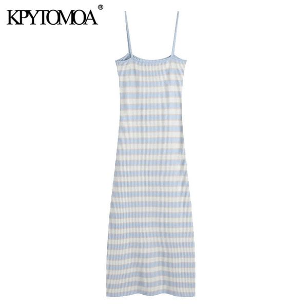 women chic fashion striped ribbed knit midi dress vintage sleeveless thin straps female dresses vestidos mujer 210421, Black;gray
women chic fashion striped ribbed knit midi dress vintage sleeveless thin straps female dresses vestidos mujer 210421, Black;gray