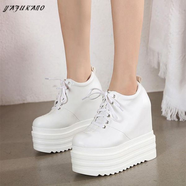 dress shoes 14cm super high heels platform increase women round toe lace-up wedges casual ladies black white ankle boots
dress shoes 14cm super high heels platform increase women round toe lace-up wedges casual ladies black white ankle boots