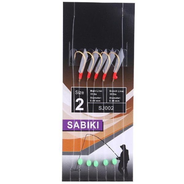 fishing hooks 5pcs barbed sabiki hook rigs classic fishhooks transparent fish skin jig lure tackle
fishing hooks 5pcs barbed sabiki hook rigs classic fishhooks transparent fish skin jig lure tackle