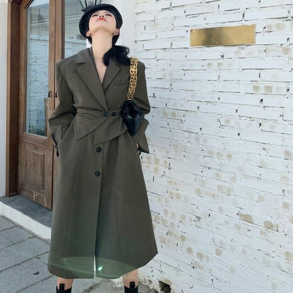 women, patchwork, windbreaker, long sleeves, suit collar, slim, removable wide shoulder, coat, spring autumn 2021 e111 women's trench c, Tan;black
women, patchwork, windbreaker, long sleeves, suit collar, slim, removable wide shoulder, coat, spring autumn 2021 e111 women's trench c, Tan;black