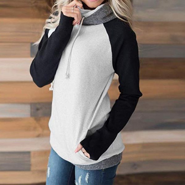 women's hoodies & sweatshirts patchwork fashion autumn sweatshirt womens casual long sleeve hooded zipper blouse, Black
women's hoodies & sweatshirts patchwork fashion autumn sweatshirt womens casual long sleeve hooded zipper blouse, Black
