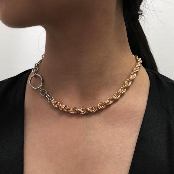 simple temperament metal buckle chain necklaces for women short clavicle fashion casual vintage ladies necklace jewelry chokers, Golden;silver
simple temperament metal buckle chain necklaces for women short clavicle fashion casual vintage ladies necklace jewelry chokers, Golden;silver