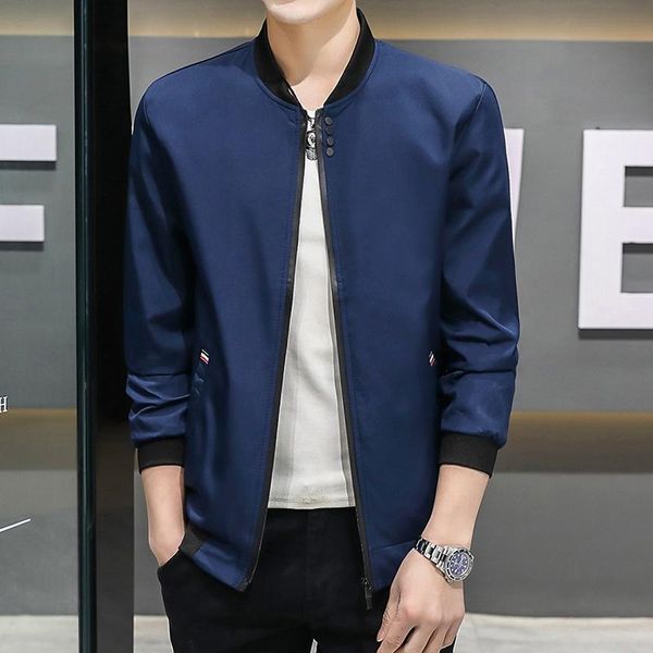 men's jackets bomber solid casual jacket men spring autumn outerwear mandarin sportswear mens for male coats, Black;brown
men's jackets bomber solid casual jacket men spring autumn outerwear mandarin sportswear mens for male coats, Black;brown