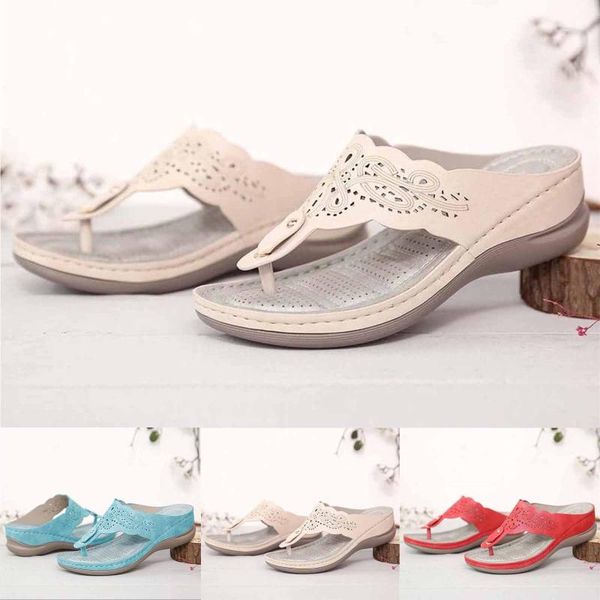 women's slippers ladies wedge heel flip flops multicolor embroidered sandals bohemian summer beach shoes plus size d14#, Black
women's slippers ladies wedge heel flip flops multicolor embroidered sandals bohemian summer beach shoes plus size d14#, Black