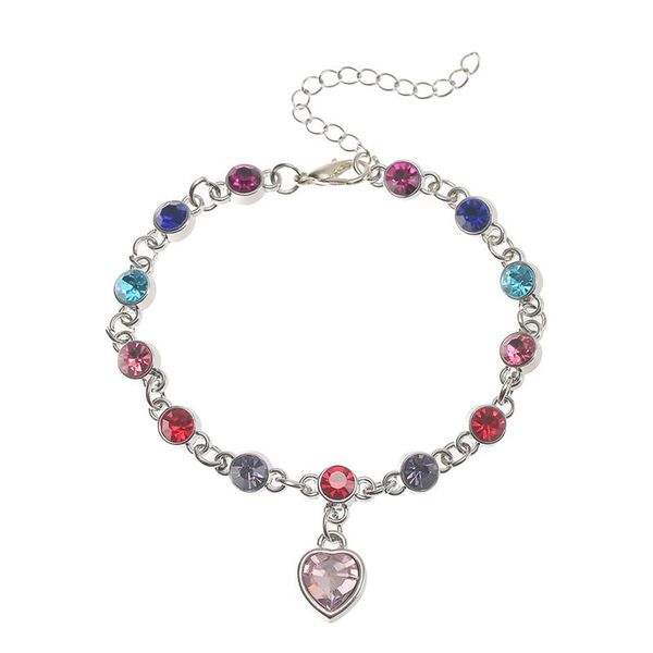 link, chain yeyulin fashion colorful rhinestone heart charms bracelet for women girls adjustable link jewelry gifts, Black
link, chain yeyulin fashion colorful rhinestone heart charms bracelet for women girls adjustable link jewelry gifts, Black