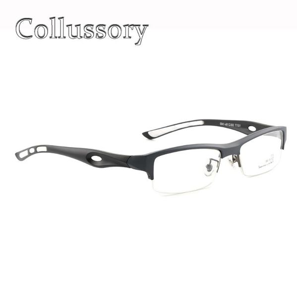 men sport style eyeglasses frames optical eyewear prescription ultra-light semi rim goggles fashion special design tr90 sunglasses, Black
men sport style eyeglasses frames optical eyewear prescription ultra-light semi rim goggles fashion special design tr90 sunglasses, Black