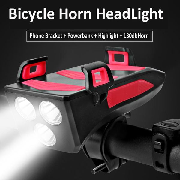 multi-function 4 in 1 bicycle light usb rechargeable led bike headlight horn phone holder powerbank cycling cell mounts & holders
multi-function 4 in 1 bicycle light usb rechargeable led bike headlight horn phone holder powerbank cycling cell mounts & holders