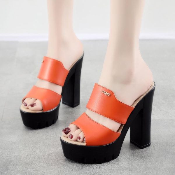 slippers fish mouth sandals and thick with high heel fashion wild waterproof platform flip flop large small size 32-43, Black
slippers fish mouth sandals and thick with high heel fashion wild waterproof platform flip flop large small size 32-43, Black