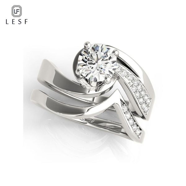 cluster rings lesf fashion simple 4 ring sets for women 1 ct round cut simulated sona 925 sterling silver engagement wedding jewelry, Golden;silver
cluster rings lesf fashion simple 4 ring sets for women 1 ct round cut simulated sona 925 sterling silver engagement wedding jewelry, Golden;silver