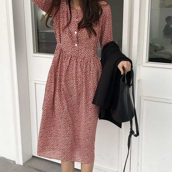 casual dresses hzirip women dress 2021 autumn floral v-neck sashes high waist vintage elegant all-match quality sweet office lady, Black;gray
casual dresses hzirip women dress 2021 autumn floral v-neck sashes high waist vintage elegant all-match quality sweet office lady, Black;gray