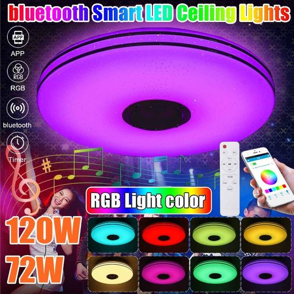 ceiling lights 72w/120w music led light lamp rgb flush mount round app bluetooth speaker smart with remote control
ceiling lights 72w/120w music led light lamp rgb flush mount round app bluetooth speaker smart with remote control