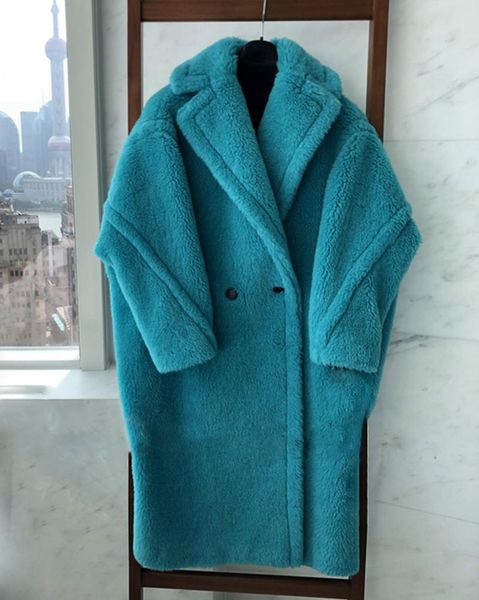 women's wool & blends 2021 winter fashion sweet caual alpaca loose long design bear woolen overcoat, Black
women's wool & blends 2021 winter fashion sweet caual alpaca loose long design bear woolen overcoat, Black