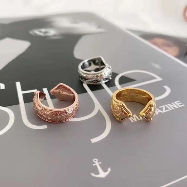 l classic letter printing ring titanium steel open v bracelet luxury designers jewelry temperament trend joker, Silver
l classic letter printing ring titanium steel open v bracelet luxury designers jewelry temperament trend joker, Silver